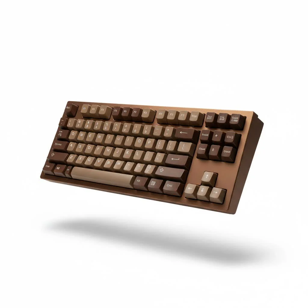 Close-up of a clicky mechanical keyboard switch
