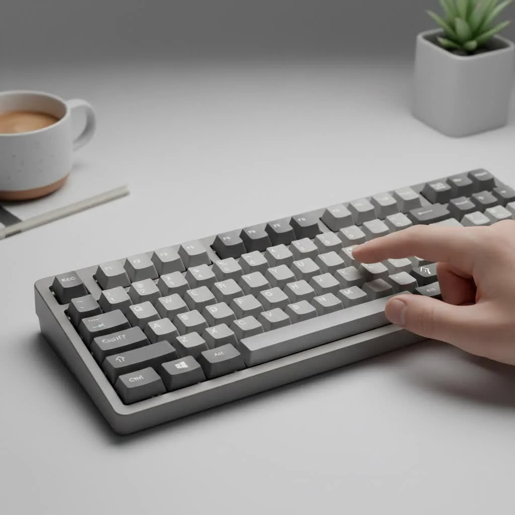 Ergonomic mechanical keyboard with a split design