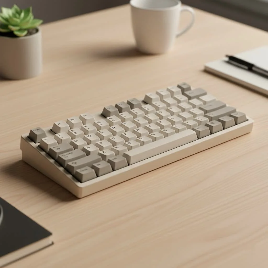 Full-size 100 mechanical keyboard with RGB lighting